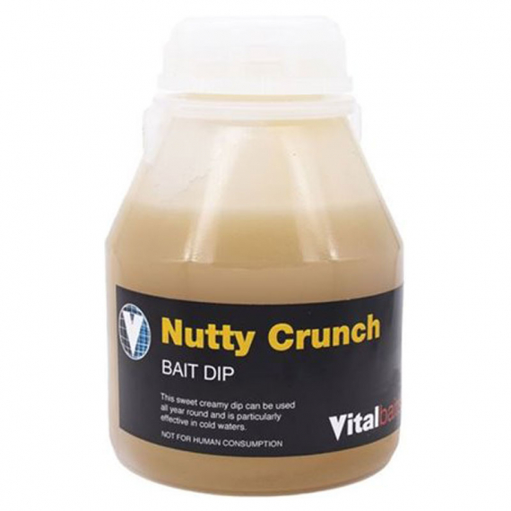 Vital Baits Dip Nutty Crunch 250ml in the group Lures / Boilies, Hook Baits & Groundbait / Liquids & Additives at Sportfiskeprylar.se (05-0012)