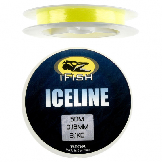 IFISH Ice Fishing Line Yellow 50m in the group Lines / Ice Jigging Lines at Sportfiskeprylar.se (052048500-12r)