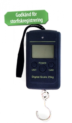 Digital pocketScales, 25kg in the group Tools & Accessories / Scales at Sportfiskeprylar.se (1014)