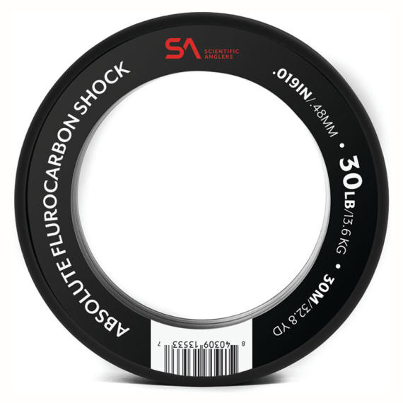 SA Absolute Fluorocarbon Shock Tippet Material 0,45mm in the group Hooks & Terminal Tackle / Leaders & Leader Materials / Leader Materials / Leader Material Fly fishing at Sportfiskeprylar.se (135597r)