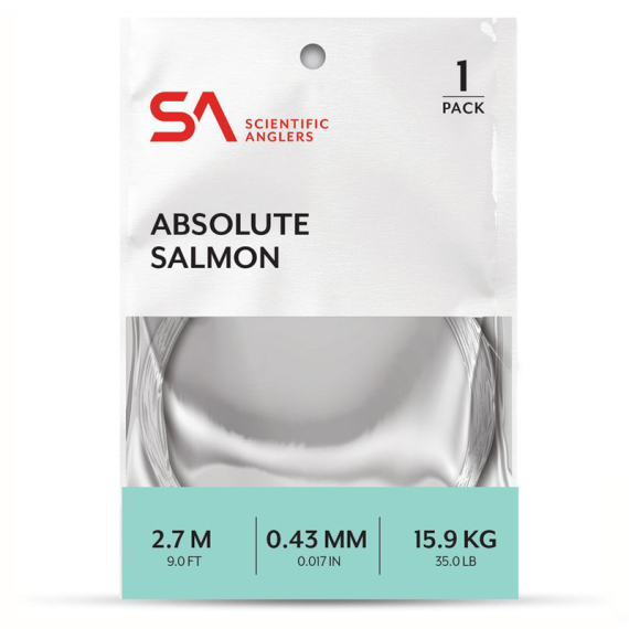 SA Absolute Salmon Leader 9\' in the group Hooks & Terminal Tackle / Leaders & Leader Materials / Ready Made Leaders / Tapered Leaders at Sportfiskeprylar.se (138482r)