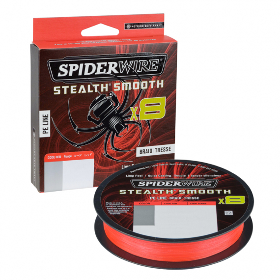 SpiderWire Stealth Smooth braid 8 150m Red in the group Lines / Braided Lines at Sportfiskeprylar.se (1422122r)