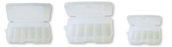 Baitbox clear 6 Compartments 110x200mm in the group Storage / Tackle Boxes / Lure Boxes at Sportfiskeprylar.se (1924)