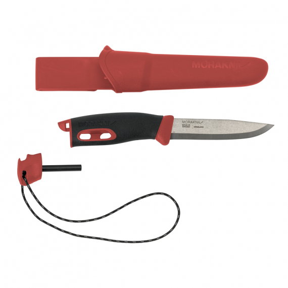 Morakniv Companion Spark - Red in the group Tools & Accessories / Knives & Axes / Knives / Bushcraft Knives at Sportfiskeprylar.se (20200262)