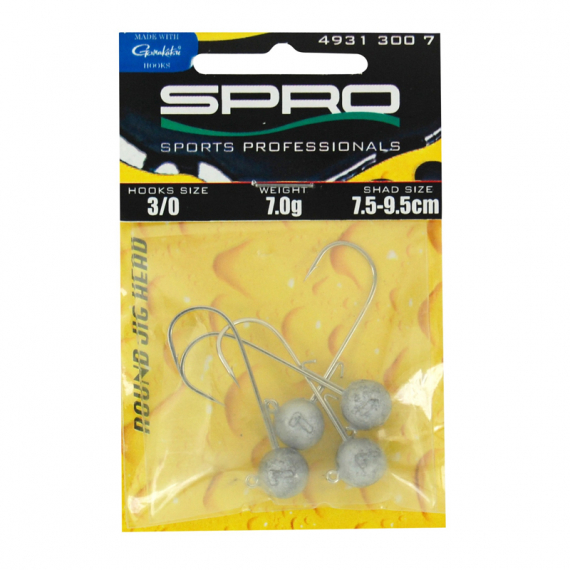 Spro Round Jig head in the group Hooks & Terminal Tackle / Jig Heads / Round Jig Heads at Sportfiskeprylar.se (4931100007r)