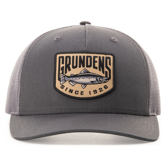 Grundéns King Trucker Charcoal in the group Clothes & Shoes / Caps & Headwear / Caps / Trucker Caps at Sportfiskeprylar.se (50372-024-0001)