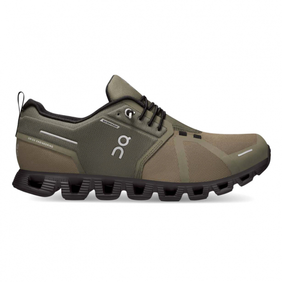 On Cloud 5 Waterproof Olive/Black in the group Clothes & Shoes / Footwear / Shoes / Hiking Shoes at Sportfiskeprylar.se (59-98840OLIBLA8-5r)