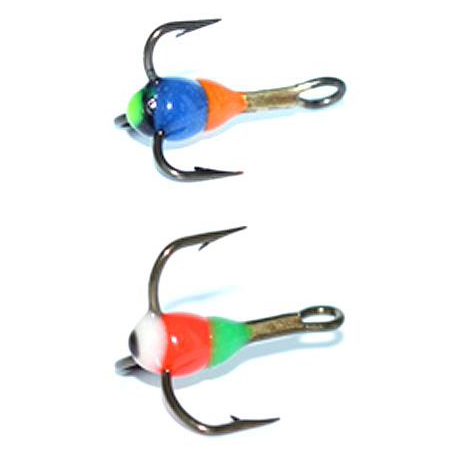Glow Hook 2-pcs size 14 in the group Hooks & Terminal Tackle / Hooks / Ice Fishing jigging Hooks at Sportfiskeprylar.se (607000140007r)