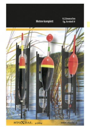 Komplett metrev 0,22mm/5g/Hooksize 8 in the group Hooks & Terminal Tackle / Float Fishing Kits / Ready Tied Pole Rigs at Sportfiskeprylar.se (7051)
