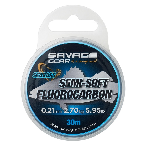 Savage Gear Semi-Soft Fluorocarbon 30m Clear in the group Hooks & Terminal Tackle / Leaders & Leader Materials / Leader Materials / Leader Material Fluorocarbon at Sportfiskeprylar.se (74484r)