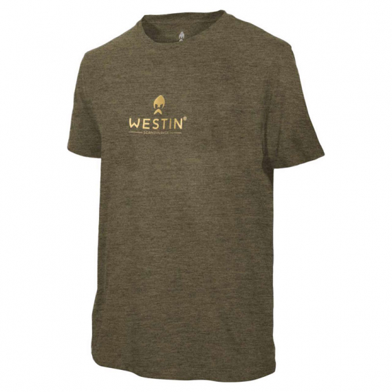 Westin Style T-Shirt Moss Melange in the group Clothes & Shoes / Clothing / T-shirts at Sportfiskeprylar.se (A113-681-Sr)