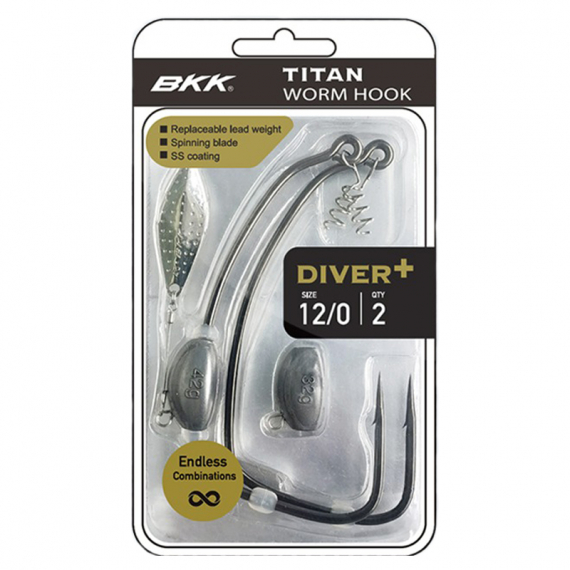 BKK Titan Diver+ in the group Hooks & Terminal Tackle / Hooks / Offset Hooks at Sportfiskeprylar.se (BOB-00-1188r)