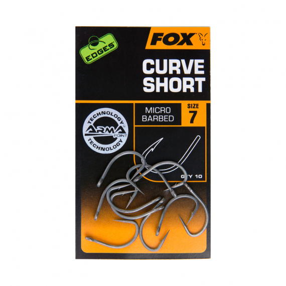 Fox Edges Armapoint Curve Short Shank in the group Hooks & Terminal Tackle / Hooks / Specimen Hooks at Sportfiskeprylar.se (CHK206r)