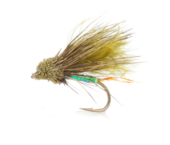 Mini Muddler Olive Daiichi in the group Lures / Flies / Dry Flies at Sportfiskeprylar.se (FL02022r)