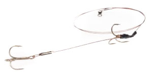 Wiggler Predator mete Leader wire w. gamakatsu Hook in the group Hooks & Terminal Tackle / Ready-Made Rigs / Predator Traces at Sportfiskeprylar.se (MH304r)
