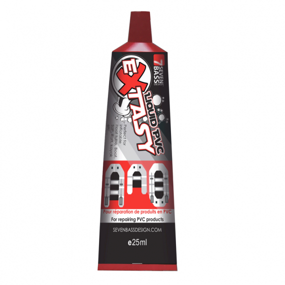 Seven Bass Extasy PVC Liquid Repair Kit, Clear in the group Marine Electronics & Boat / Belly Boats & Rubber Boats / Belly Boats & Belly Boat Accessories / Belly Boat Repair at Sportfiskeprylar.se (SB-EXTAC)