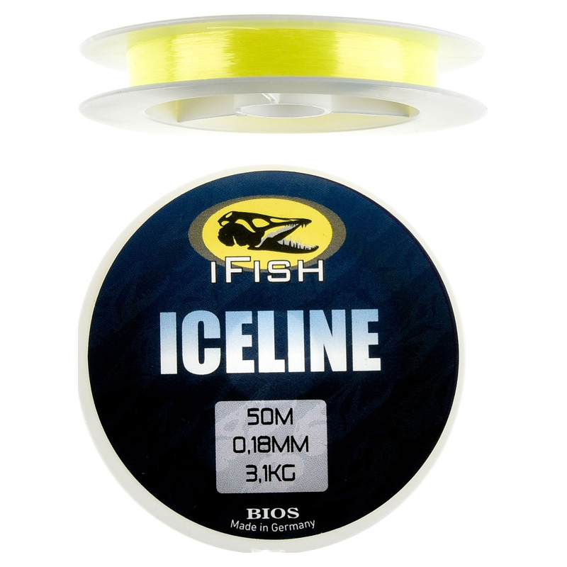 IFISH Ice Fishing Line Yellow 50m
