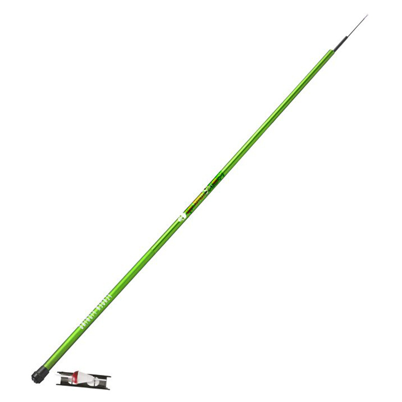Clipper 400cm Lime Green Float fishing rod complete with line