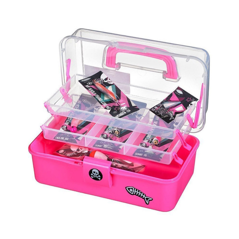 Fladen Tacklebox 28x16x13cm For lake fishing, Pink