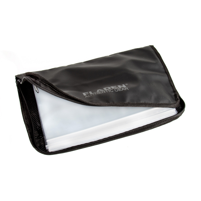 Fladen Tackle binder with 10 plastic folders Tarpaulin 21x36cm
