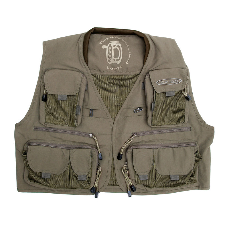 Vision Caribou Fly Fishing Vest, Green