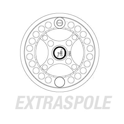 Guideline Fario Click Spare Spool # 2/3 in the group Reels / Fly Reels & Extra Spools / Extra Spools at Sportfiskeprylar.se (106877GL)