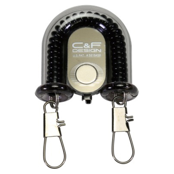 C&F 2-in-1 Retractor w Fly Catcher Black (CFA-70WF) in the group Tools & Accessories / Pin-On-Reels at Sportfiskeprylar.se (1120052)