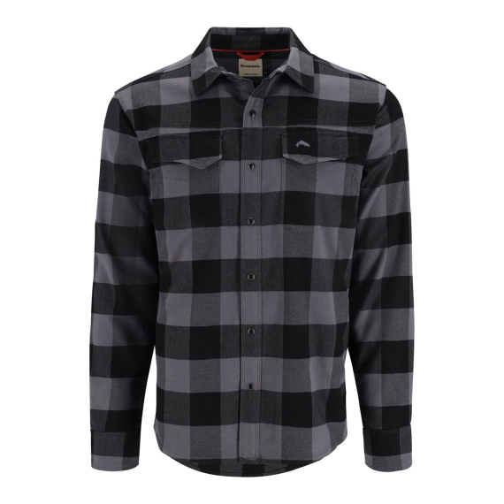 Simms Gallatin Flannel Shirt Slate Buffalo Check Plaid in the group Clothes & Shoes / Clothing / Shirts at Sportfiskeprylar.se (11896-1209-20r)