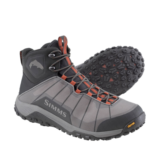 Simms Flyweight Boot Steel Grey (Gummi) in the group Clothes & Shoes / Waders & Wading Equipment / Wading Shoes at Sportfiskeprylar.se (12631-016-13r)