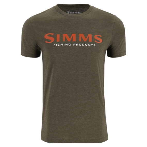 Simms Logo T-Shirt Loden Heather in the group Clothes & Shoes / Clothing / T-shirts at Sportfiskeprylar.se (12803-1274-20r)