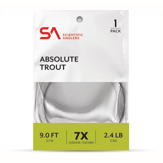 SA Absolute Trout Leader 9\' in the group Hooks & Terminal Tackle / Leaders & Leader Materials / Ready Made Leaders / Tapered Leaders at Sportfiskeprylar.se (133944r)