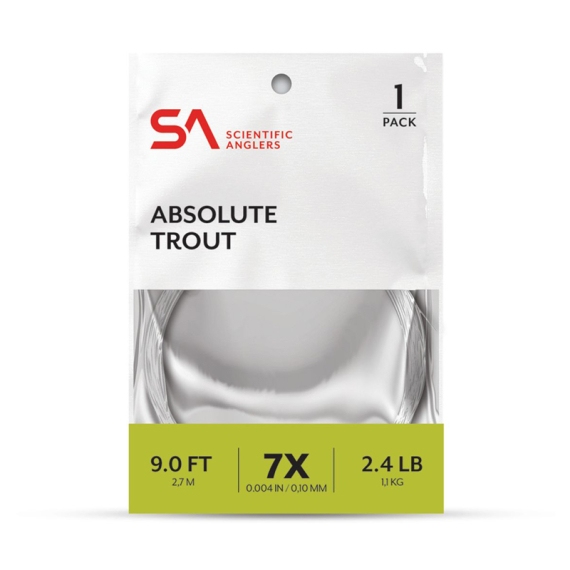 SA Absolute Trout Leader 9\' in the group Hooks & Terminal Tackle / Leaders & Leader Materials / Ready Made Leaders / Tapered Leaders at Sportfiskeprylar.se (133944r)