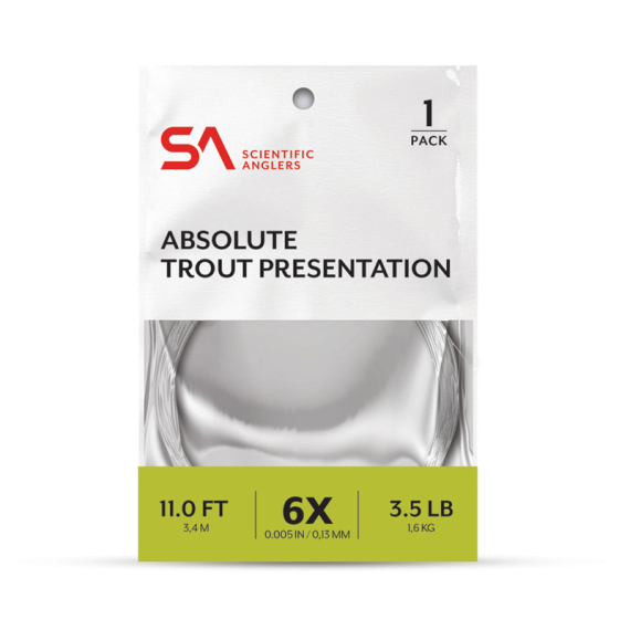 SA Absolute Trout Presentation Leader 14\' in the group Hooks & Terminal Tackle / Leaders & Leader Materials / Ready Made Leaders / Tapered Leaders at Sportfiskeprylar.se (134095r)