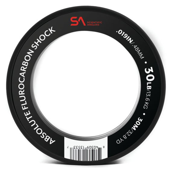 SA Absolute Fluorocarbon Shock Tippet Material 0,45mm in the group Hooks & Terminal Tackle / Leaders & Leader Materials / Leader Materials / Leader Material Fly fishing at Sportfiskeprylar.se (135597r)