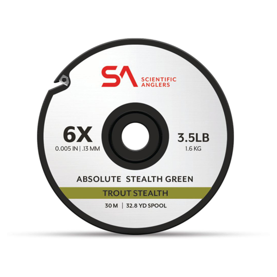 SA Absolute Trout Stealth Tippet Tippet Material in the group Hooks & Terminal Tackle / Leaders & Leader Materials / Leader Materials / Leader Material Fly fishing at Sportfiskeprylar.se (135757r)