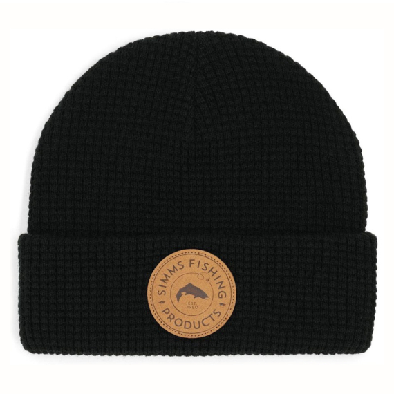 Simms Everyday Waffle Knit Beanie Black in the group Clothes & Shoes / Caps & Headwear / Beanies & Hats at Sportfiskeprylar.se (13786-001-00)