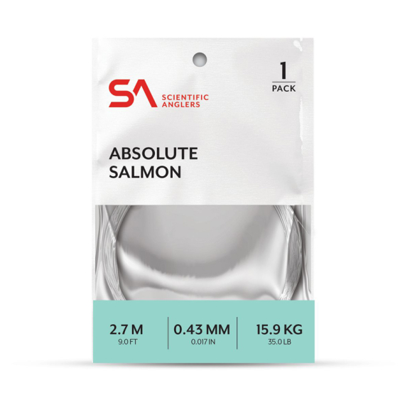 SA Absolute Salmon Leader 9\' in the group Hooks & Terminal Tackle / Leaders & Leader Materials / Ready Made Leaders / Tapered Leaders at Sportfiskeprylar.se (138482r)