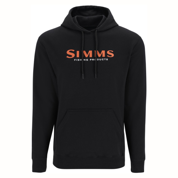 Simms Logo Hoody Black in the group Clothes & Shoes / Clothing / Sweaters / Hoodies at Sportfiskeprylar.se (14143-001-20r)