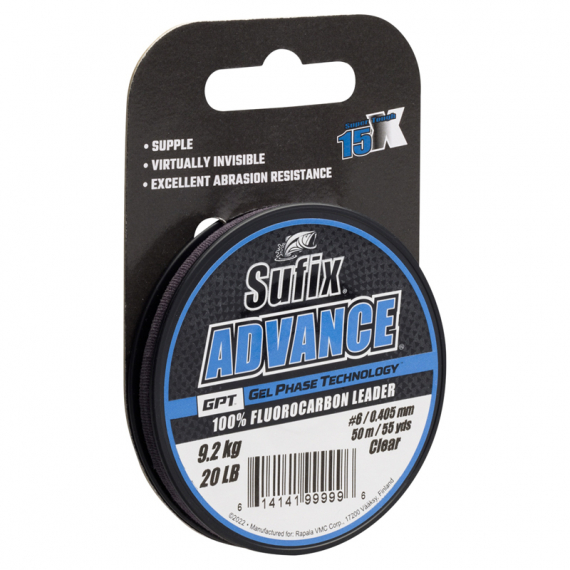 Sufix Advance Fluorocarbon Clear 50m in the group Lines / Fluorcarbon Lines at Sportfiskeprylar.se (142156NOr)