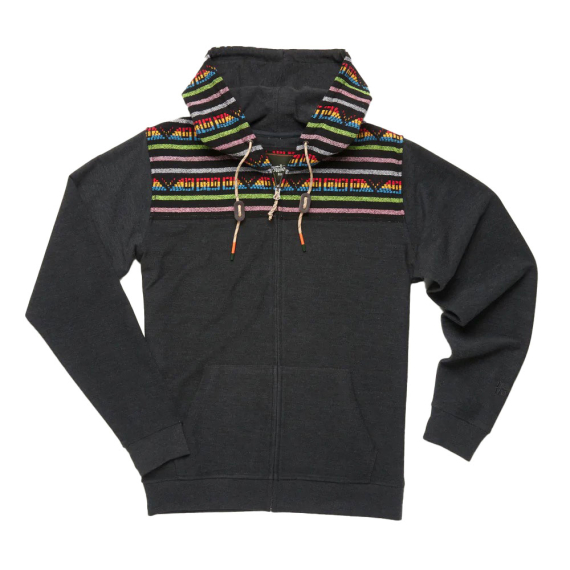 Howler Shaman Hoodie Antique Black Kwanti Jacquard in the group Clothes & Shoes / Clothing / Sweaters / Hoodies at Sportfiskeprylar.se (150622F-ANT-Sr)