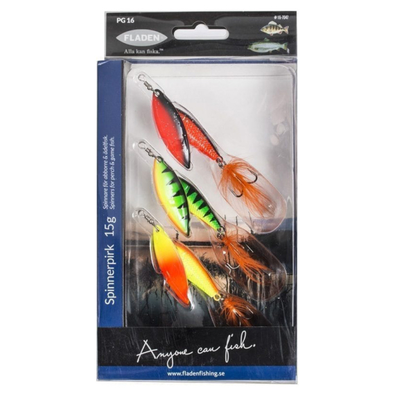 Fladen Spinnerpilk 3pcs 15g Fluo in the group Lures / Sea Fishing Lures / Sea fishing Jigs at Sportfiskeprylar.se (16-7047)