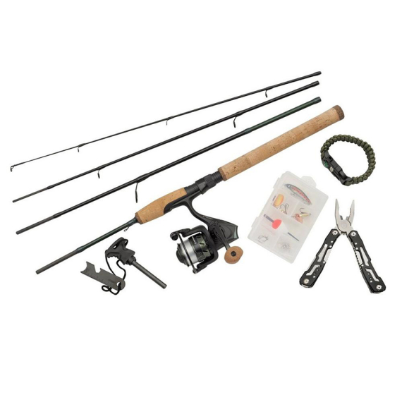 Abu Garcia Diplomat Wilderness Survival 1.98m 3-12g 4Sec / 2000 170/0.20 in the group Combos / Spinning Combos / Perch Spinning Set at Sportfiskeprylar.se (1612526)