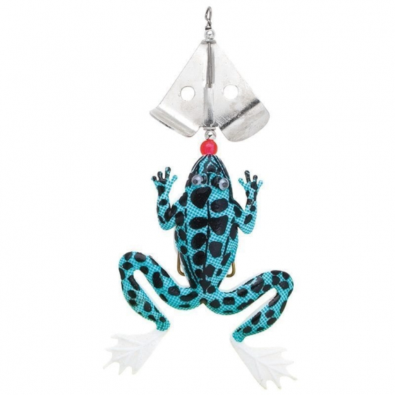 Fladen Frog Rotating Spoon 130mm 15g - White/Black in the group Lures at Sportfiskeprylar.se (20-57130-09)