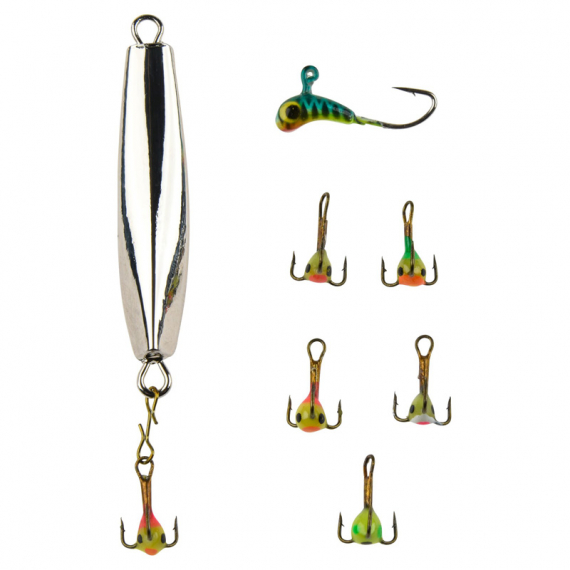 IFISH Viking Multi-Pack Pimpel - Abborre, S in the group Lures / Ice Jigging Lures / Mormyskas at Sportfiskeprylar.se (20174440)