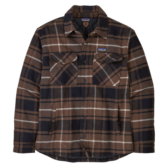 Patagonia M\'s LW Insulated Fjord Flannel Shirt OMBN in the group Outlet at Sportfiskeprylar.se (20386-OMBN-Sr)