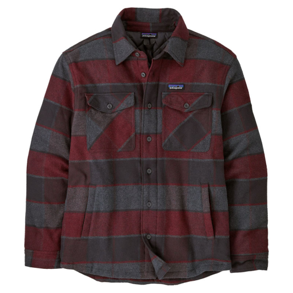 Patagonia M\'s LW Insulated Fjord Flannel Shirt William: Ink Black in the group Clothes & Shoes / Clothing / Shirts at Sportfiskeprylar.se (20386-WMIB-Sr)