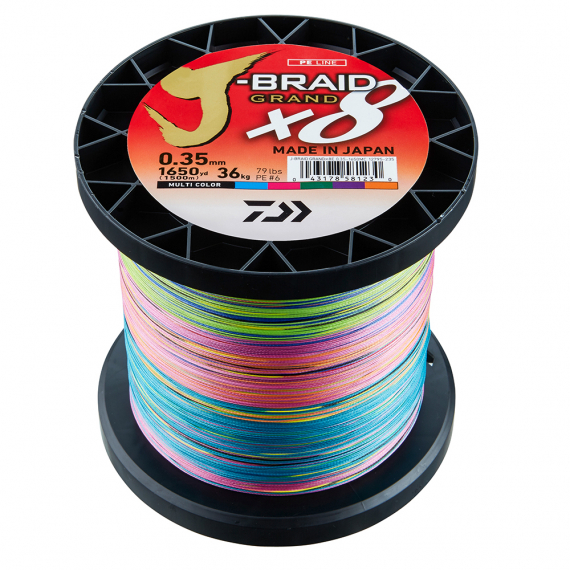 j braid x8 multicolor