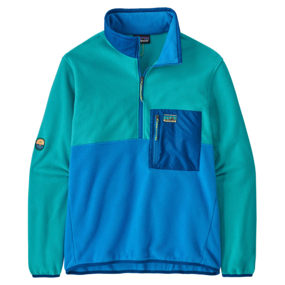 Patagonia M\'s Microdini 1/2 Zip P/O Vessel Blue - S in the group Clothes & Shoes / Clothing / Sweaters / Long-sleeved T-shirts at Sportfiskeprylar.se (26200-VSLB-S)