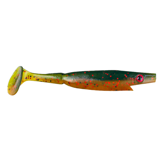 Piglet Shad, 10cm, 7g (6-pack) - Chartreuse Mullet in the group Lures / Softbaits / Perch Softbaits & Zander Softbaits at Sportfiskeprylar.se (29-SP172E-C026)