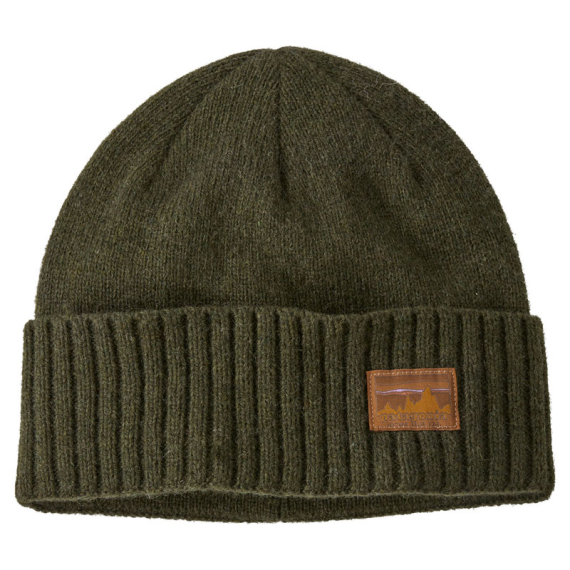 Patagonia Brodeo Beanie \'73 Skyline: Pine Needle Green in the group Clothes & Shoes / Caps & Headwear / Beanies & Hats at Sportfiskeprylar.se (29206-SKPG-ALL)